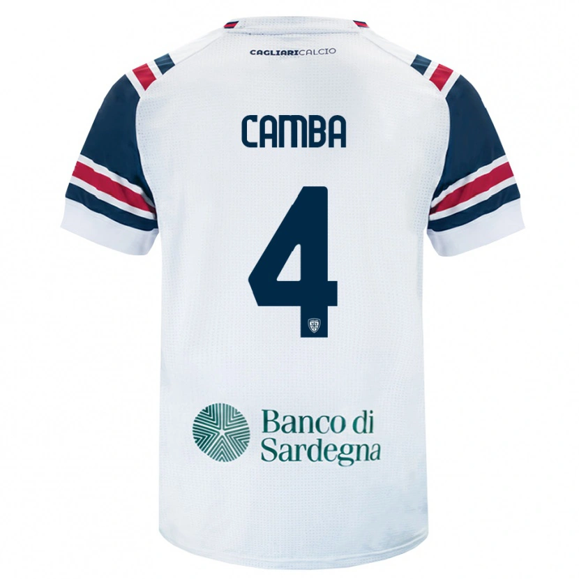 Danxen Kinder Daniele Camba #4 Weiß Rot Grün Auswärtstrikot Trikot 2026/27 T-Shirt Österreich