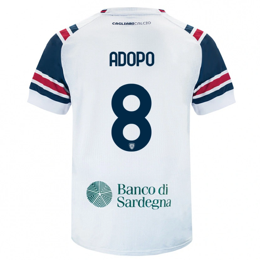 Danxen Kinder Michel Adopo #8 Weiß Rot Grün Auswärtstrikot Trikot 2026/27 T-Shirt Österreich