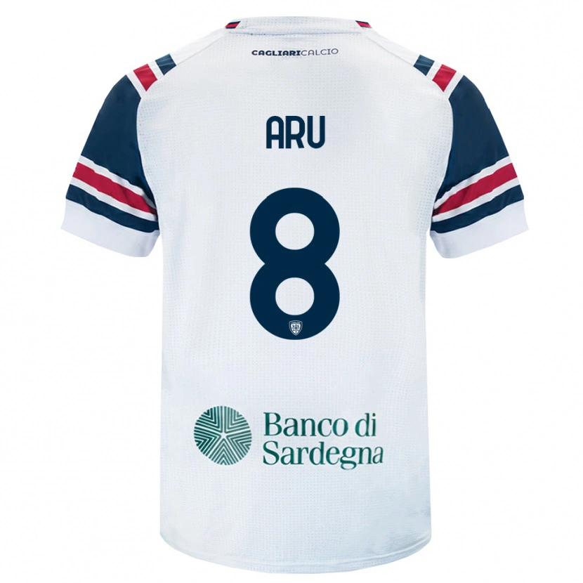 Danxen Kinder Riccardo Aru #8 Weiß Rot Grün Auswärtstrikot Trikot 2026/27 T-Shirt Österreich