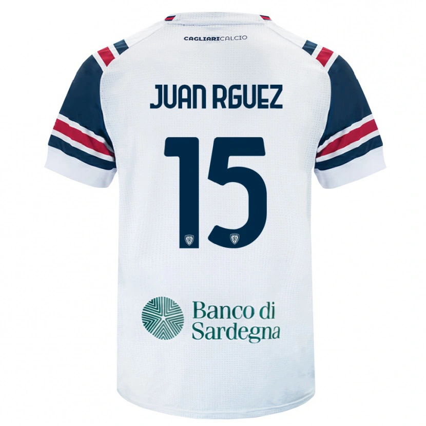 Danxen Kinder Juan Rodríguez #15 Weiß Rot Grün Auswärtstrikot Trikot 2026/27 T-Shirt Österreich