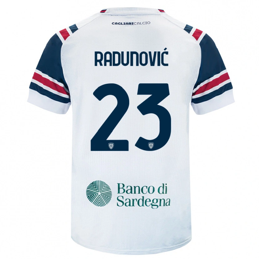Danxen Kinder Boris Radunović #23 Weiß Rot Grün Auswärtstrikot Trikot 2026/27 T-Shirt Österreich