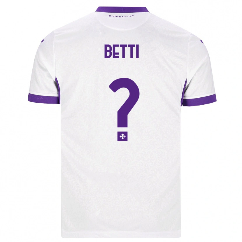 Danxen Kinder Tiziano Betti #0 Weiß Lila Auswärtstrikot Trikot 2026/27 T-Shirt Österreich