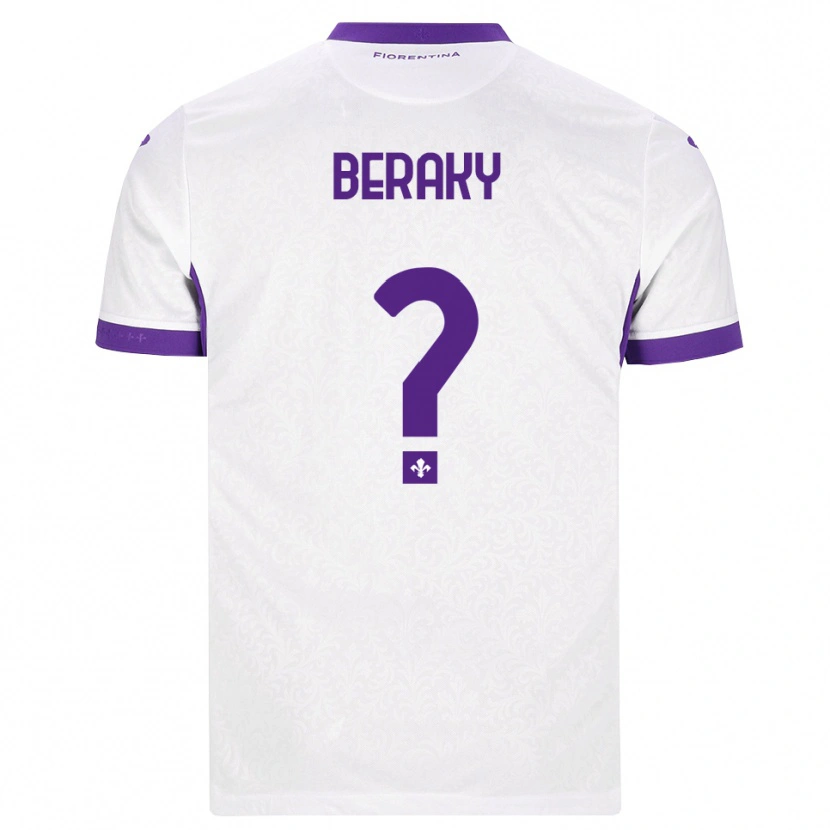 Danxen Kinder Mussie Beraky #0 Weiß Lila Auswärtstrikot Trikot 2026/27 T-Shirt Österreich