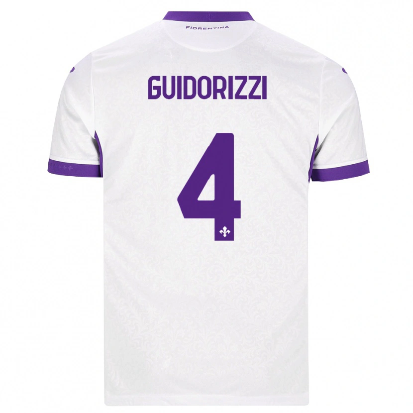 Danxen Kinder Riccardo Guidorizzi #4 Weiß Lila Auswärtstrikot Trikot 2026/27 T-Shirt Österreich
