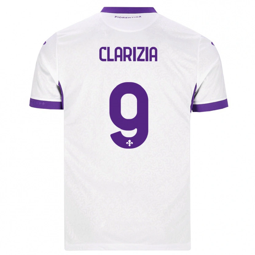 Danxen Kinder Leonardo Clarizia #9 Weiß Lila Auswärtstrikot Trikot 2026/27 T-Shirt Österreich