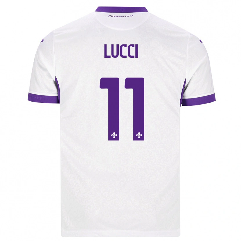 Danxen Kinder Leonardo Lucci #11 Weiß Lila Auswärtstrikot Trikot 2026/27 T-Shirt Österreich