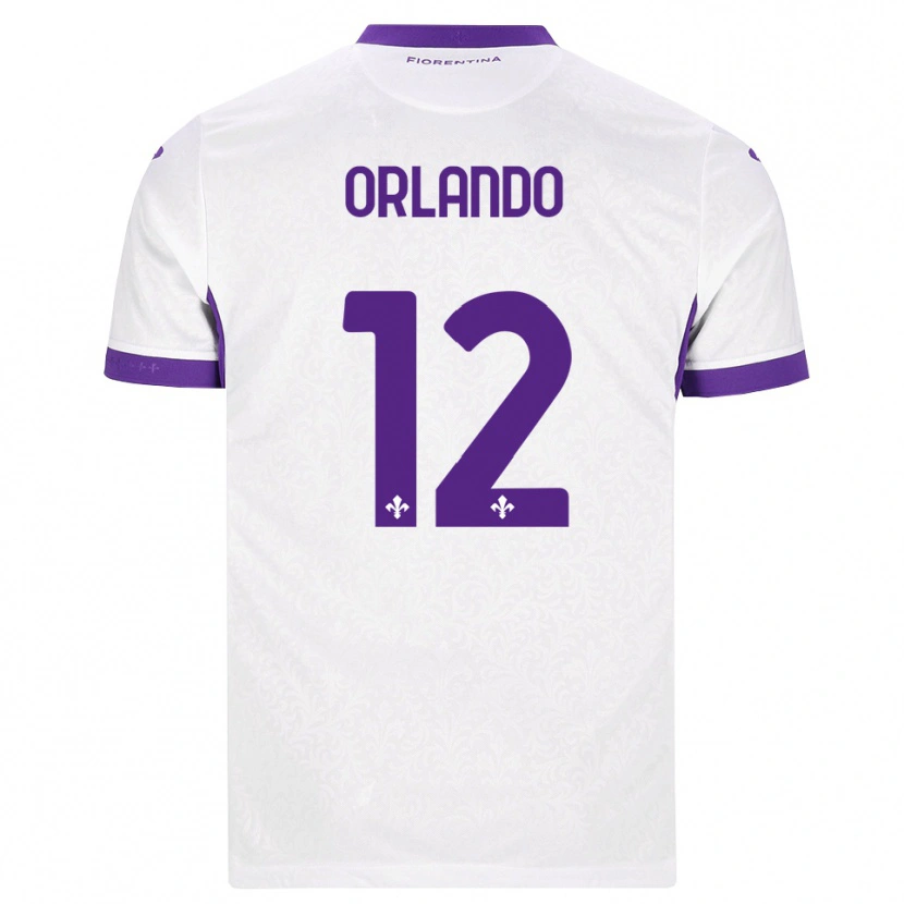 Danxen Kinder Giulio Orlando #12 Weiß Lila Auswärtstrikot Trikot 2026/27 T-Shirt Österreich