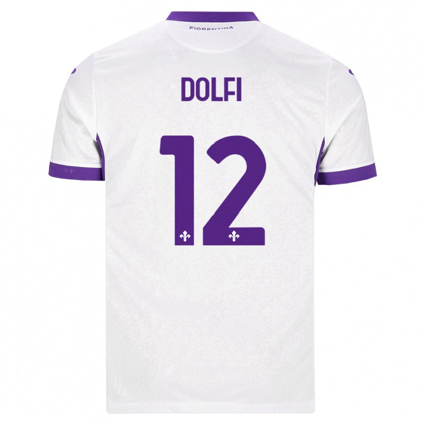 Danxen Kinder Brando Dolfi #12 Weiß Lila Auswärtstrikot Trikot 2026/27 T-Shirt Österreich