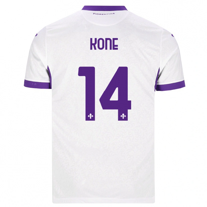 Danxen Kinder Mevale Kone #14 Weiß Lila Auswärtstrikot Trikot 2026/27 T-Shirt Österreich