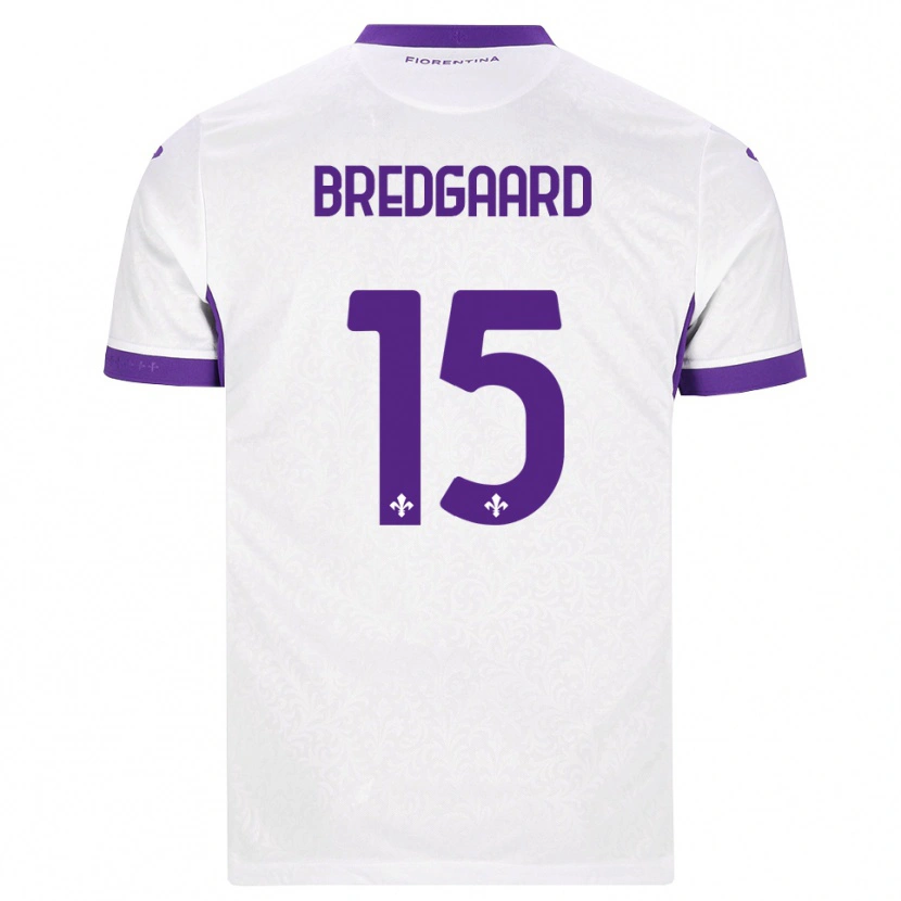 Danxen Kinder Sofie Bredgaard #15 Weiß Lila Auswärtstrikot Trikot 2026/27 T-Shirt Österreich