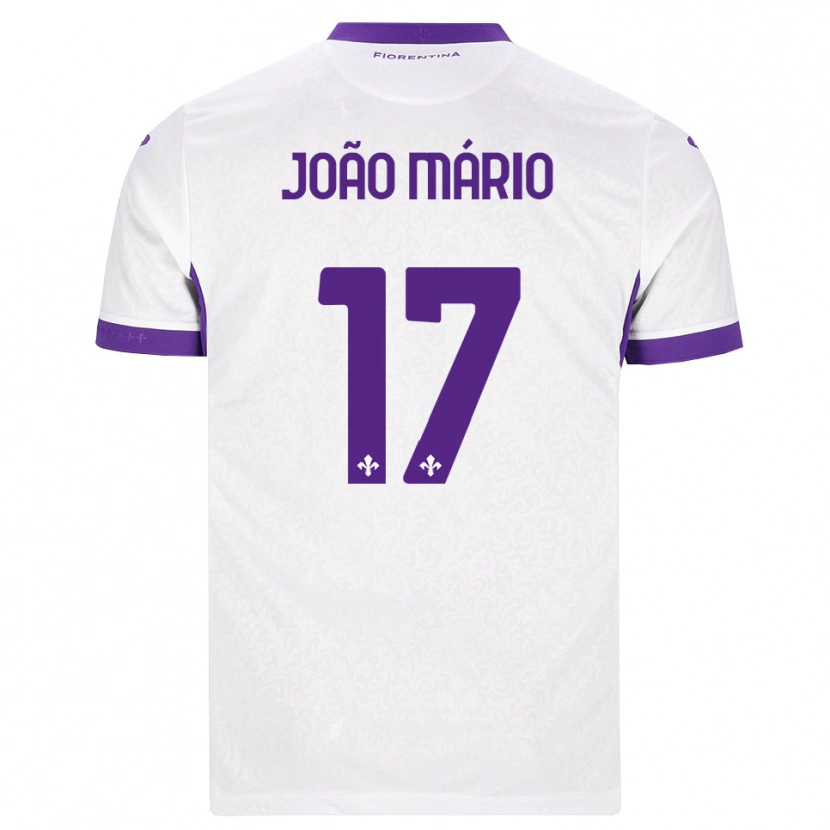 Danxen Kinder João Mário #17 Weiß Lila Auswärtstrikot Trikot 2026/27 T-Shirt Österreich