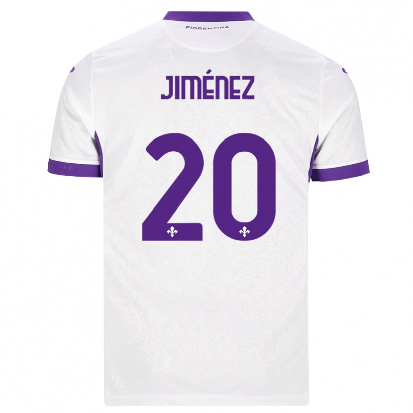 Danxen Kinder Álex Jiménez #20 Weiß Lila Auswärtstrikot Trikot 2026/27 T-Shirt Österreich