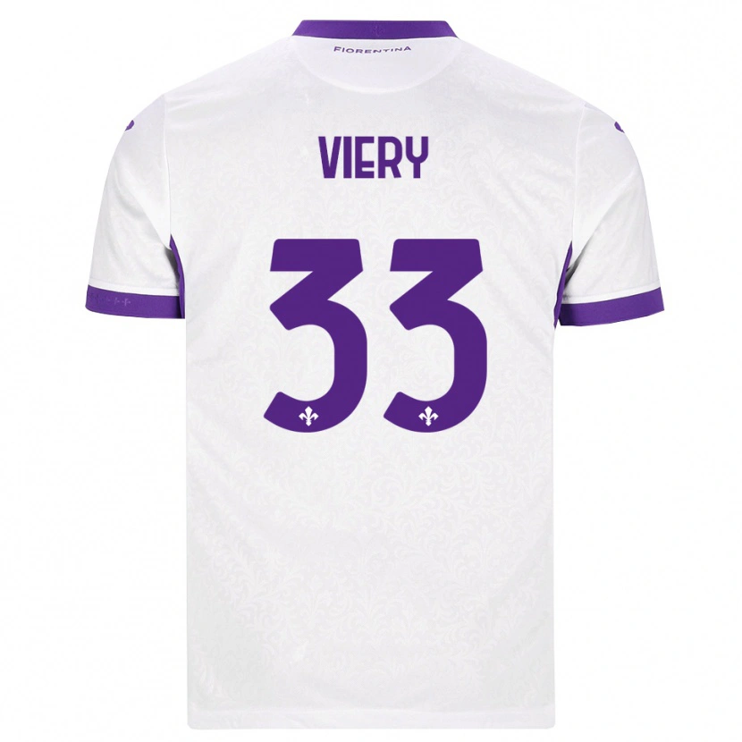 Danxen Kinder Viery Fernandes Santos Lopes #33 Weiß Lila Auswärtstrikot Trikot 2026/27 T-Shirt Österreich