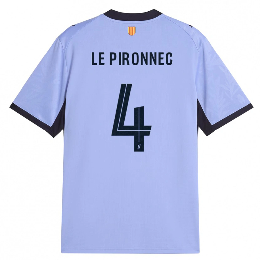 Danxen Kinder Kélian Le Pironnec #4 Lavendelschwarz Ausweichtrikot Trikot 2026/27 T-Shirt Österreich