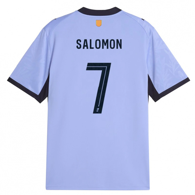 Danxen Kinder Maëva Salomon #7 Lavendelschwarz Ausweichtrikot Trikot 2026/27 T-Shirt Österreich