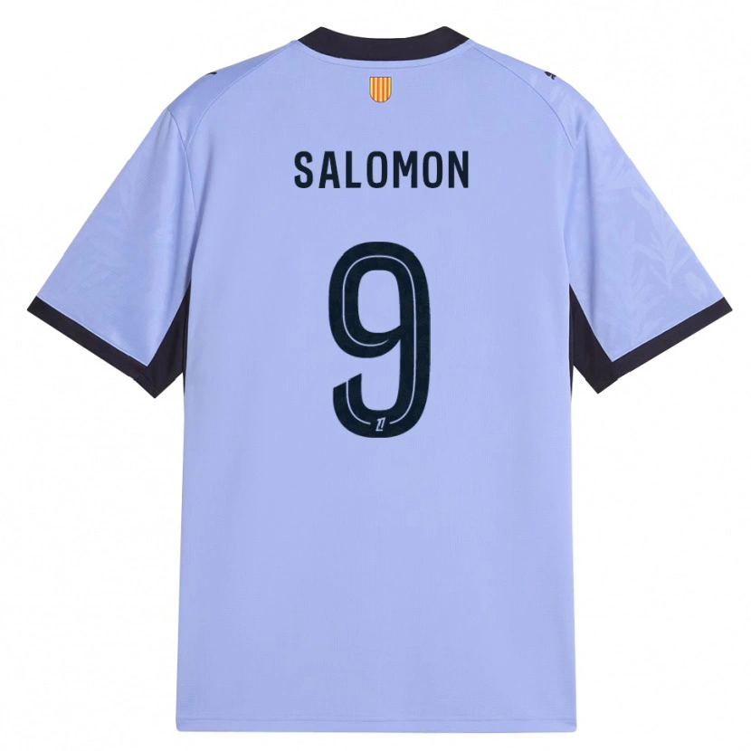 Danxen Kinder Maeva Salomon #9 Lavendelschwarz Ausweichtrikot Trikot 2026/27 T-Shirt Österreich