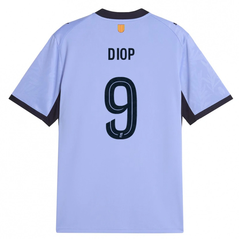 Danxen Kinder Mama Diop #9 Lavendelschwarz Ausweichtrikot Trikot 2026/27 T-Shirt Österreich