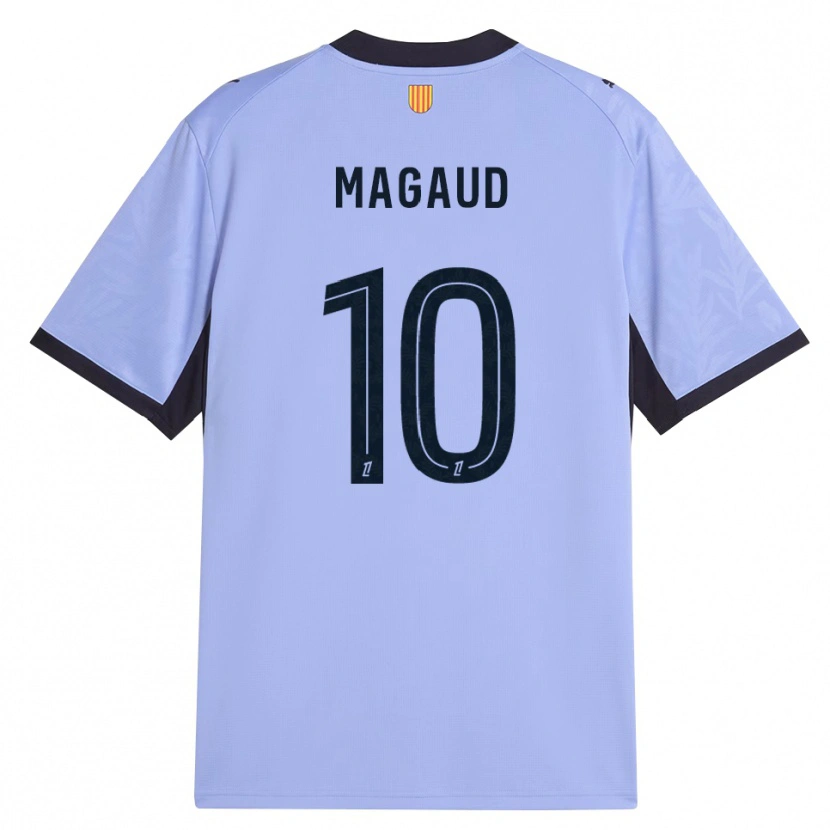 Danxen Kinder Kyle Magaud #10 Lavendelschwarz Ausweichtrikot Trikot 2026/27 T-Shirt Österreich