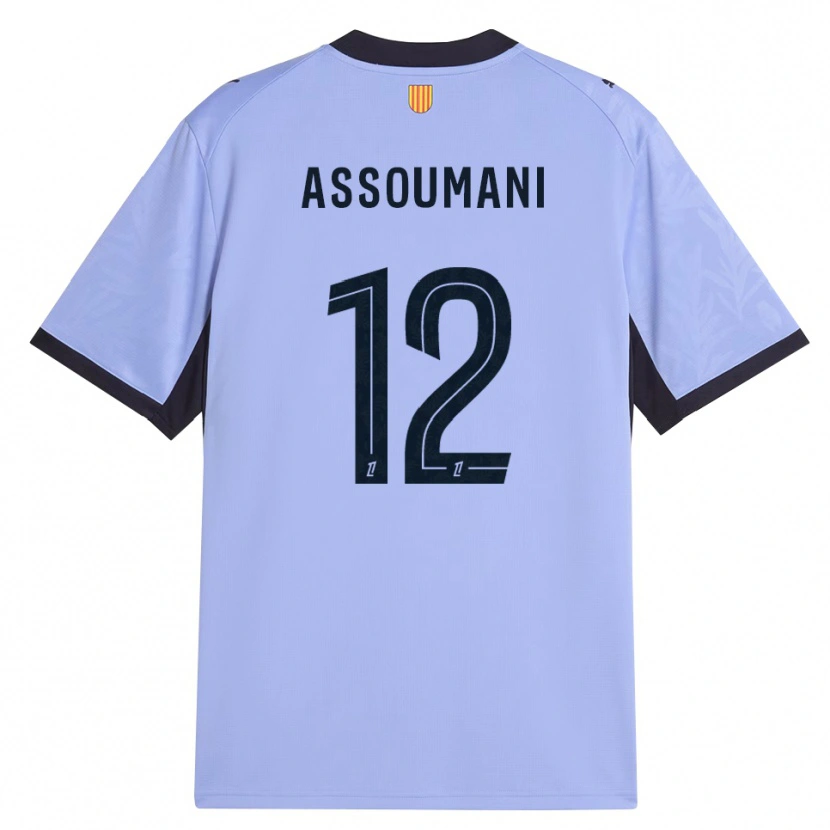 Danxen Kinder Saïfi Assoumani #12 Lavendelschwarz Ausweichtrikot Trikot 2026/27 T-Shirt Österreich