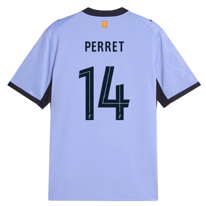 Danxen Kinder Jenny Perret #14 Lavendelschwarz Ausweichtrikot Trikot 2026/27 T-Shirt Österreich