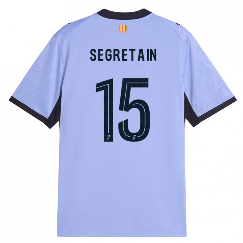 Danxen Kinder Julie Ségrétain #15 Lavendelschwarz Ausweichtrikot Trikot 2026/27 T-Shirt Österreich