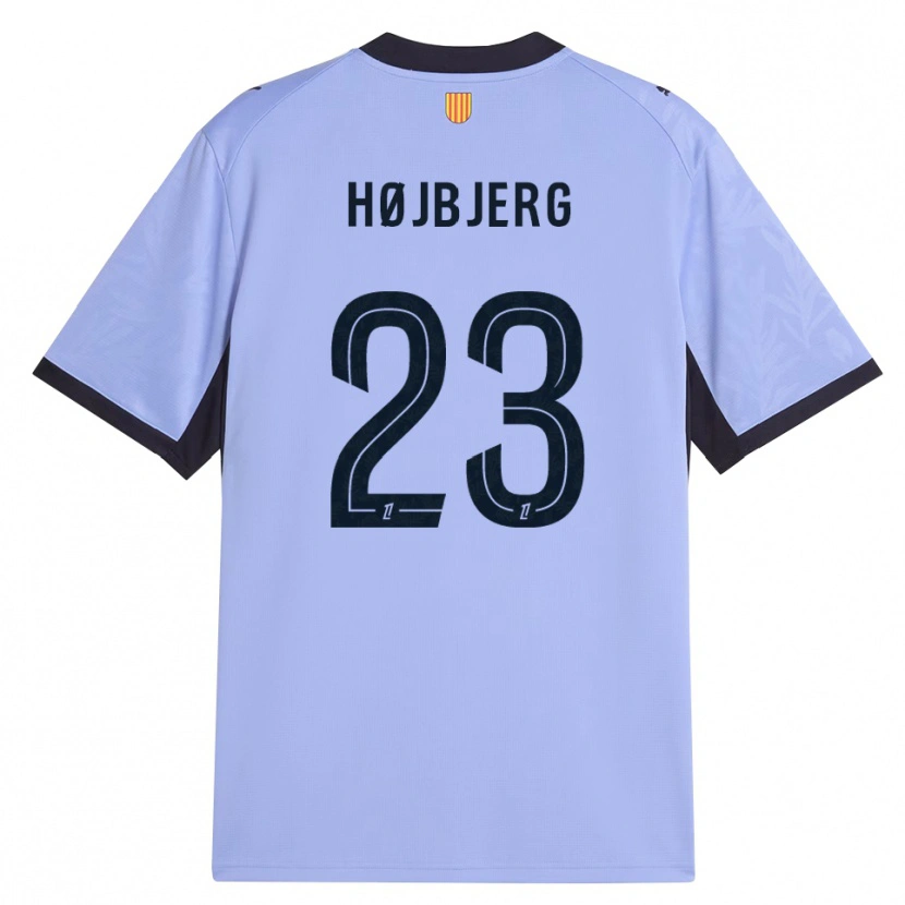 Danxen Kinder Pierre-Emile Højbjerg #23 Lavendelschwarz Ausweichtrikot Trikot 2026/27 T-Shirt Österreich