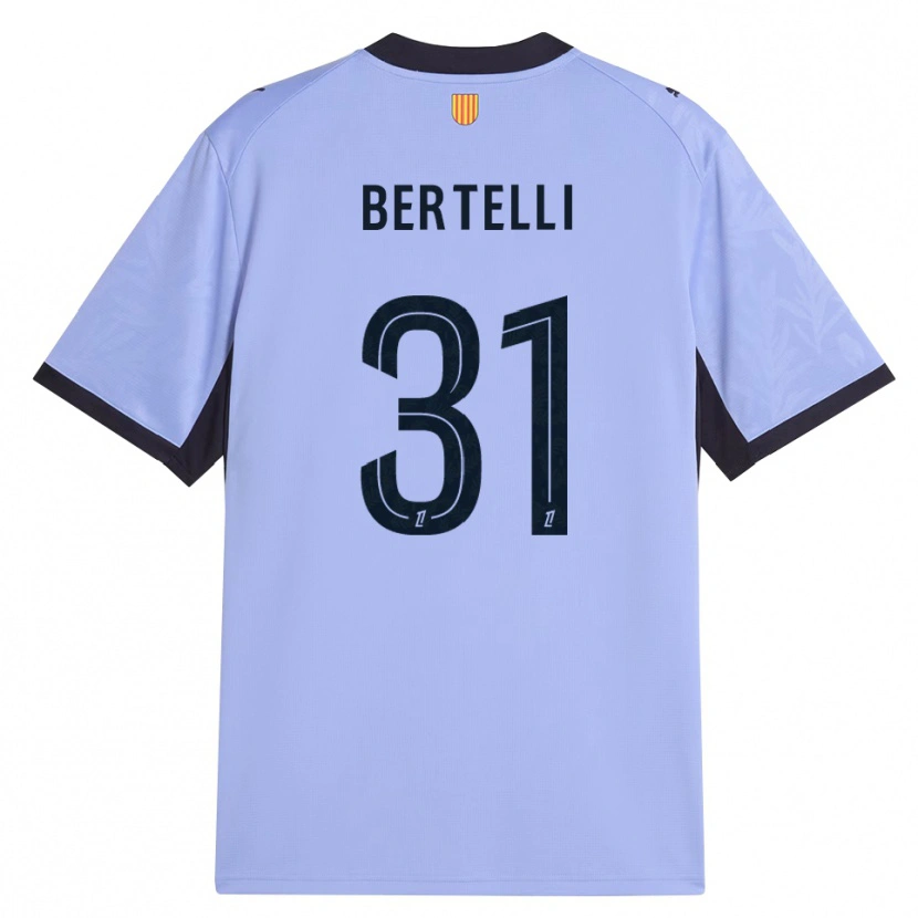 Danxen Kinder Ugo Bertelli #31 Lavendelschwarz Ausweichtrikot Trikot 2026/27 T-Shirt Österreich