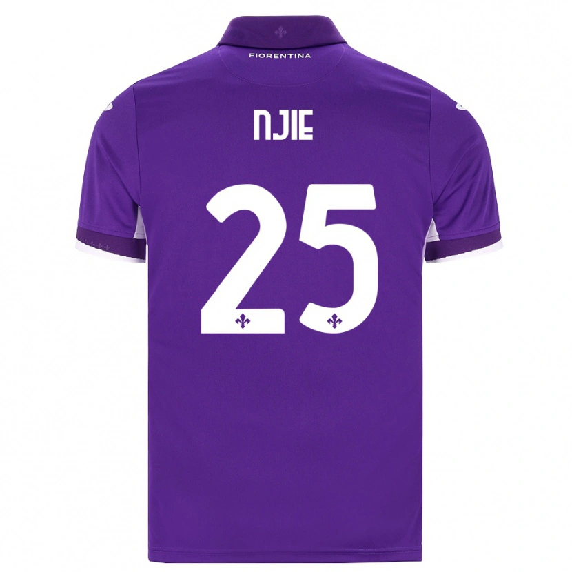 Danxen Kinder Alieu Njie #25 Lila Weiß Pink Heimtrikot Trikot 2026/27 T-Shirt Österreich