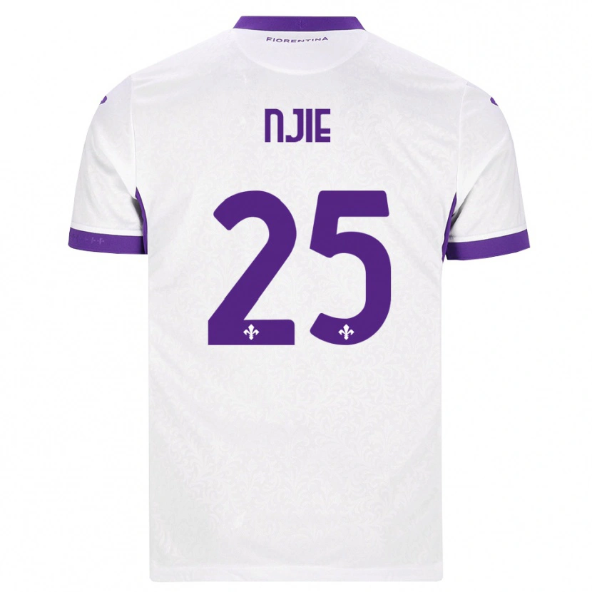 Danxen Kinder Alieu Njie #25 Weiß Lila Auswärtstrikot Trikot 2026/27 T-Shirt Österreich