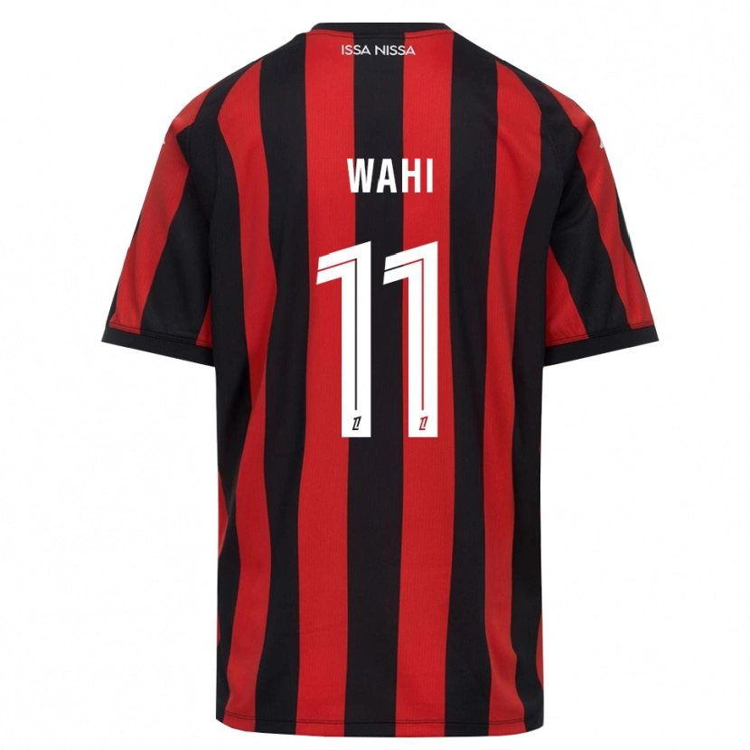 Danxen Kinder Elye Wahi #11 Rot Schwarz Weiß Heimtrikot Trikot 2026/27 T-Shirt Österreich
