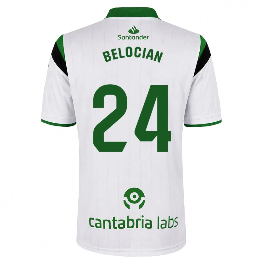 Danxen Kinder Jeanuël Belocian #24 Weißgrün Schwarz Heimtrikot Trikot 2026/27 T-Shirt Österreich