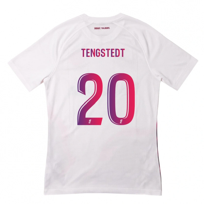Danxen Herren Casper Tengstedt #20 Weiß Pink Lila Auswärtstrikot Trikot 2026/27 T-Shirt Österreich
