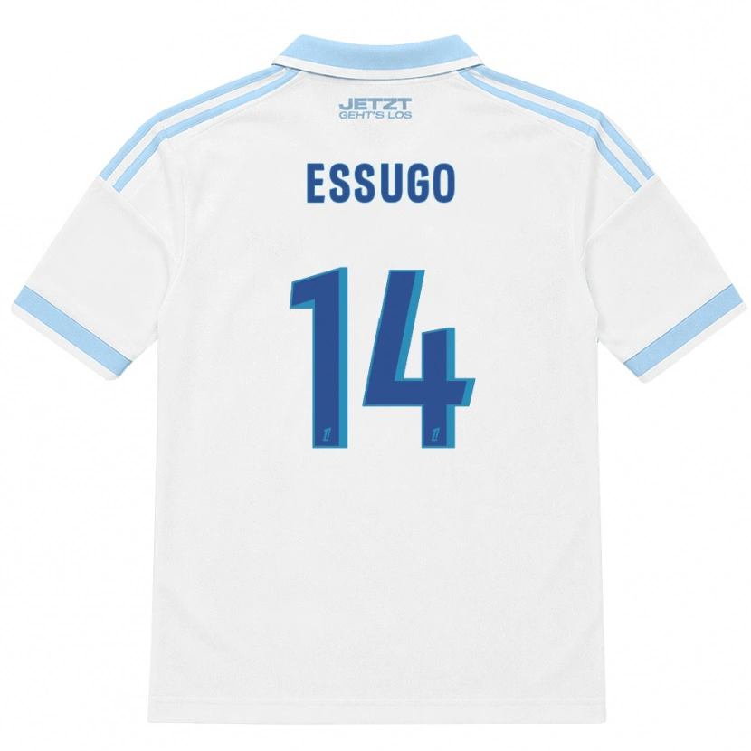 Danxen Herren Dário Essugo #14 Hellblau Weiß Rot Auswärtstrikot Trikot 2026/27 T-Shirt Österreich