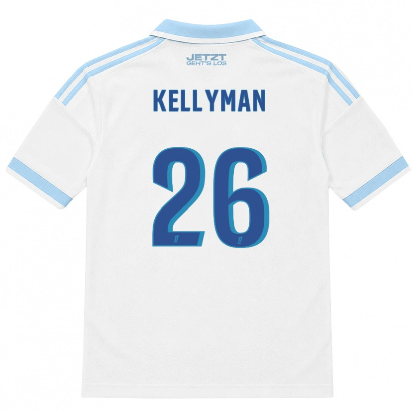 Danxen Herren Omari Kellyman #26 Hellblau Weiß Rot Auswärtstrikot Trikot 2026/27 T-Shirt Österreich