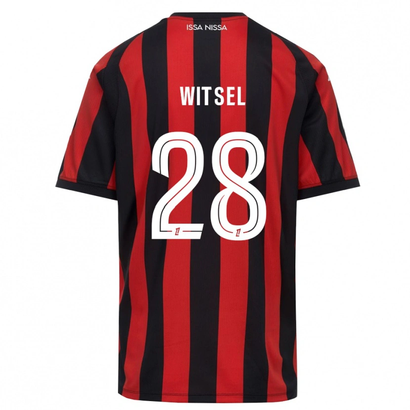 Danxen Herren Axel Witsel #28 Rot Schwarz Weiß Heimtrikot Trikot 2026/27 T-Shirt Österreich