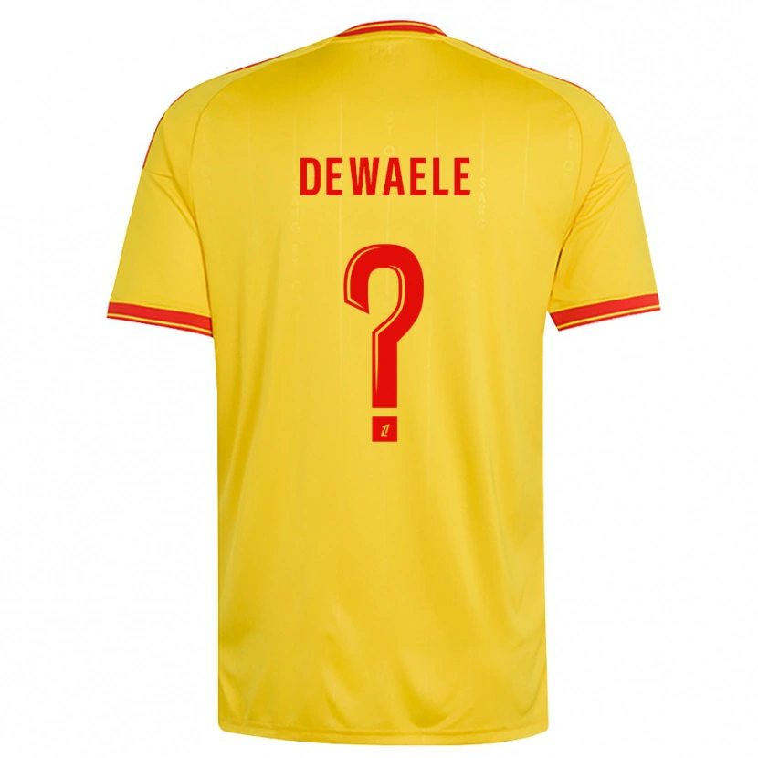 Danxen Herren Florian Dewaele #0 Gold Orange Rot Heimtrikot Trikot 2026/27 T-Shirt Österreich