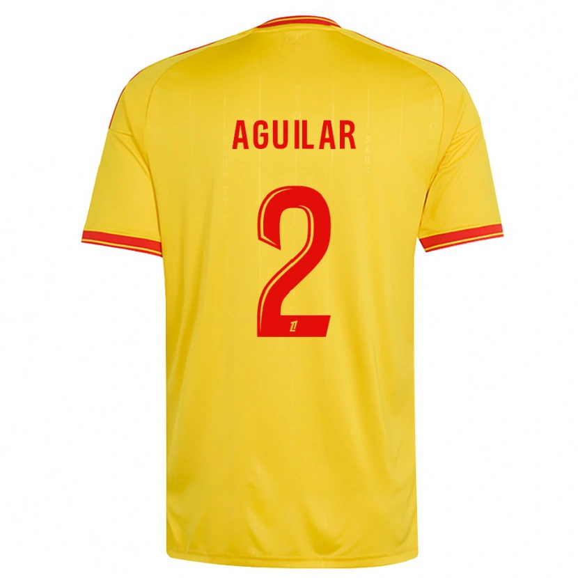 Danxen Herren Ruben Aguilar #2 Gold Orange Rot Heimtrikot Trikot 2026/27 T-Shirt Österreich