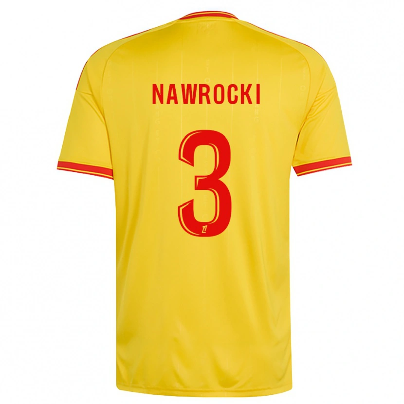Danxen Herren Maik Nawrocki #3 Gold Orange Rot Heimtrikot Trikot 2026/27 T-Shirt Österreich