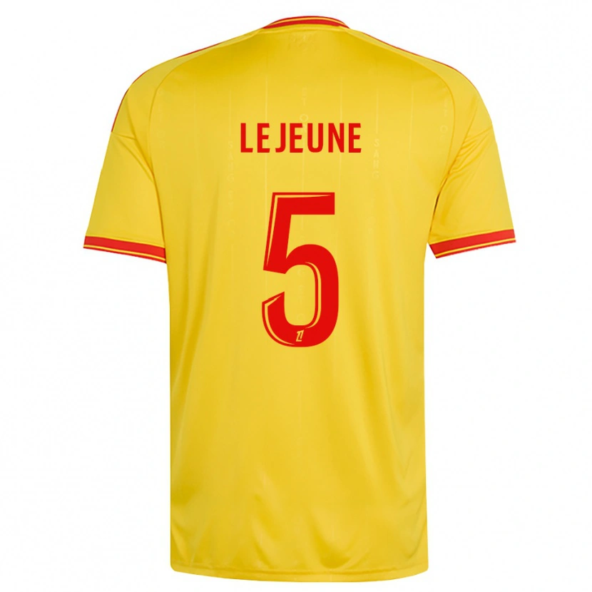 Danxen Herren Romane Lejeune #5 Gold Orange Rot Heimtrikot Trikot 2026/27 T-Shirt Österreich