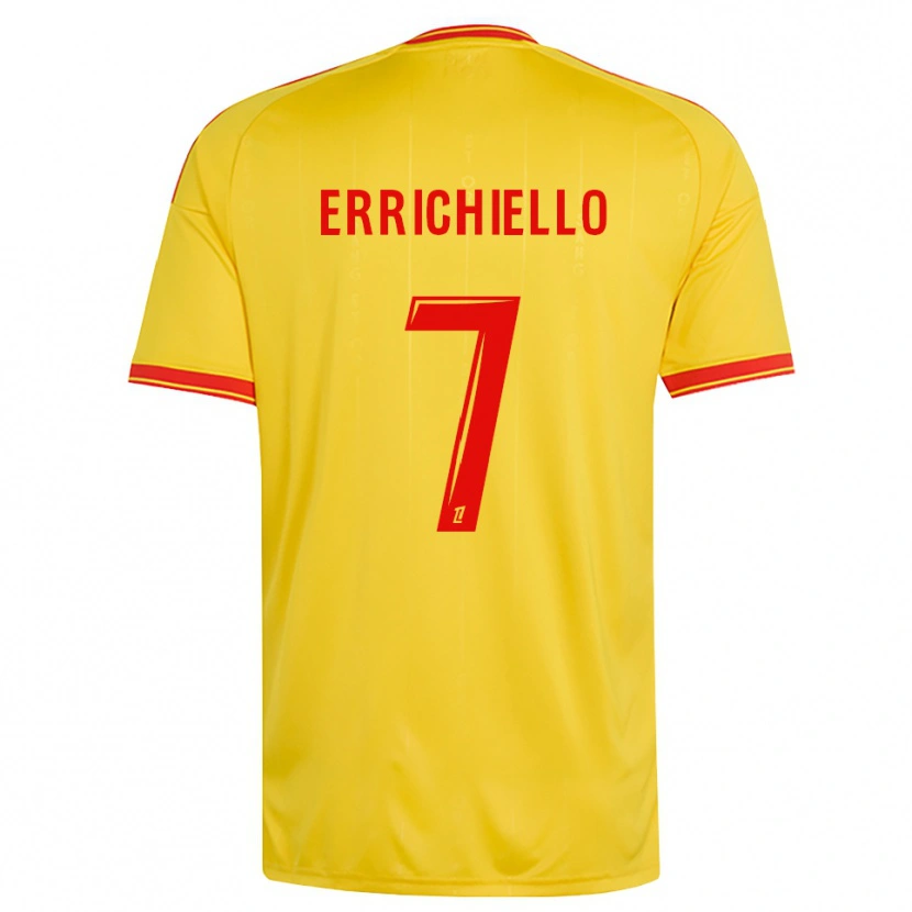 Danxen Herren Giovan Errichiello #7 Gold Orange Rot Heimtrikot Trikot 2026/27 T-Shirt Österreich