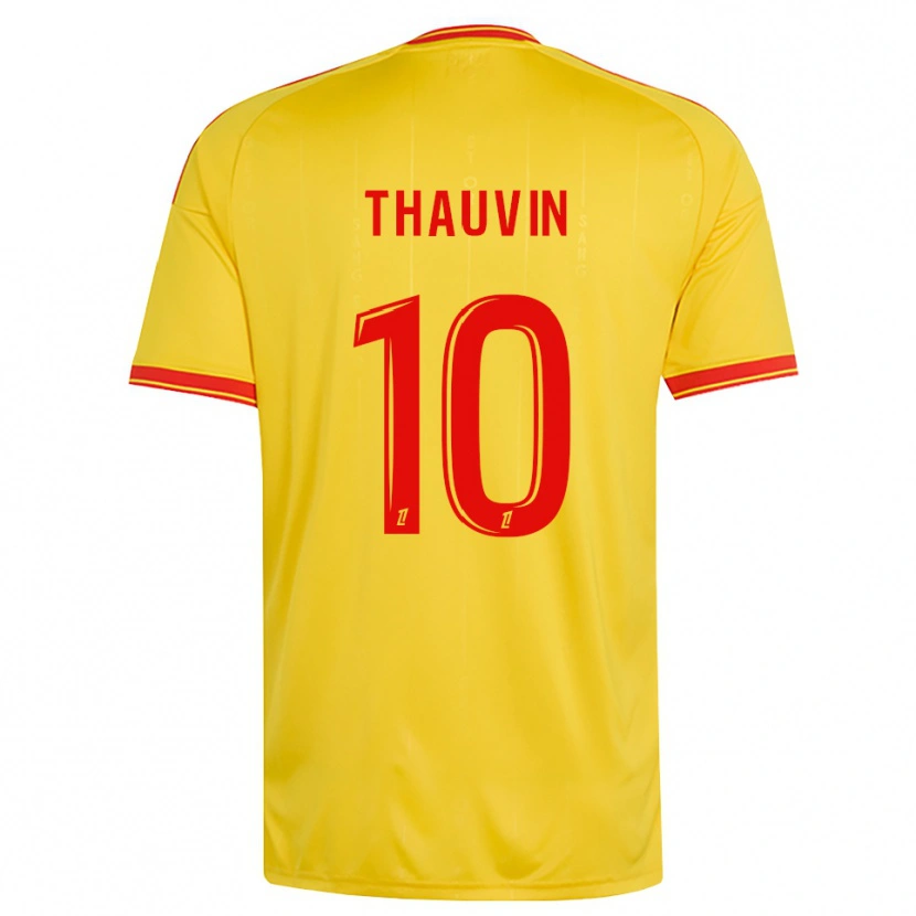 Danxen Herren Florian Thauvin #10 Gold Orange Rot Heimtrikot Trikot 2026/27 T-Shirt Österreich