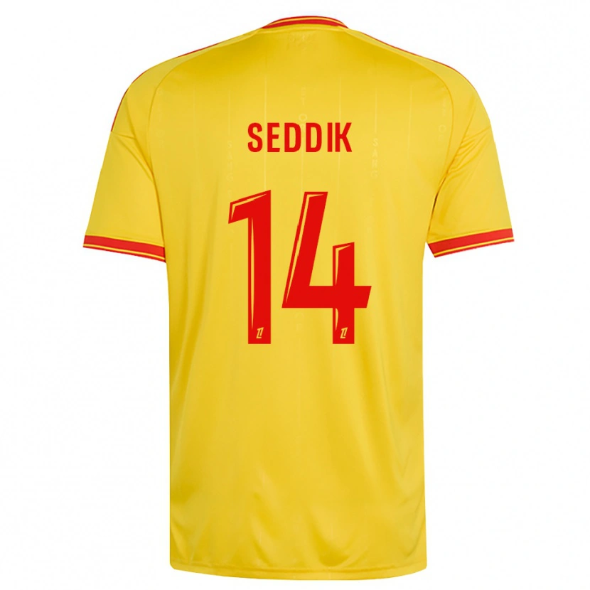 Danxen Herren Mohamed Seddik #14 Gold Orange Rot Heimtrikot Trikot 2026/27 T-Shirt Österreich