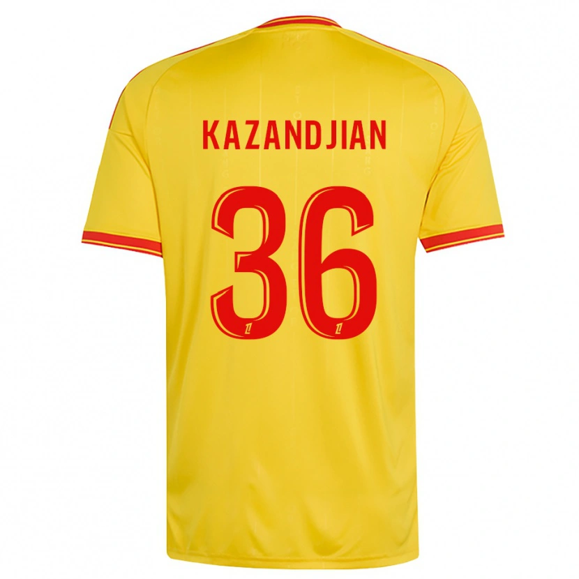 Danxen Herren Lara Kazandjian #36 Gold Orange Rot Heimtrikot Trikot 2026/27 T-Shirt Österreich
