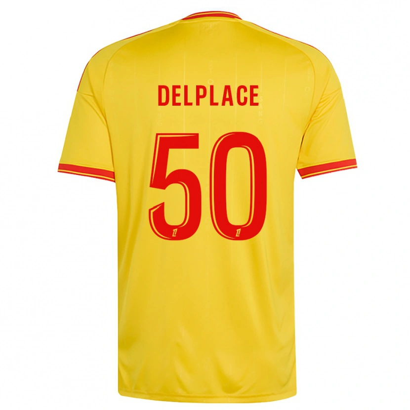 Danxen Herren Adam Delplace #50 Gold Orange Rot Heimtrikot Trikot 2026/27 T-Shirt Österreich