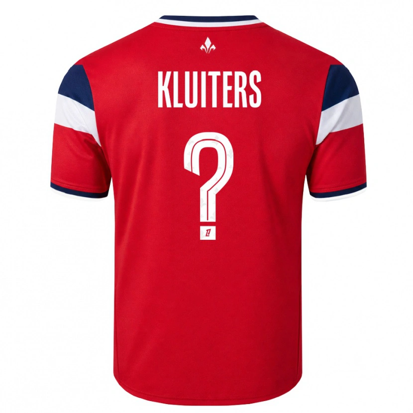 Danxen Herren Luuk Kluiters #0 Rot Weiß Königsblau Heimtrikot Trikot 2026/27 T-Shirt Österreich