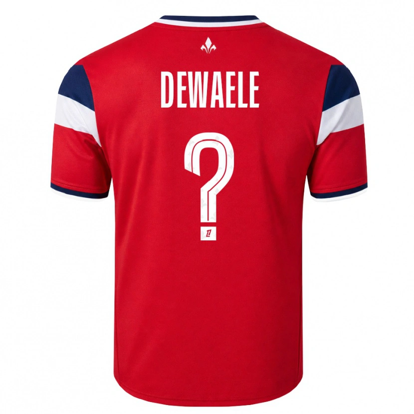 Danxen Herren Élina Dewaele #0 Rot Weiß Königsblau Heimtrikot Trikot 2026/27 T-Shirt Österreich