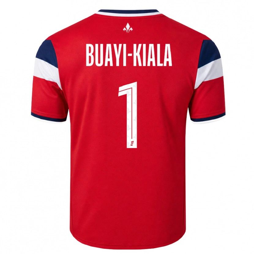 Danxen Herren Israël Buayi-Kiala #1 Rot Weiß Königsblau Heimtrikot Trikot 2026/27 T-Shirt Österreich