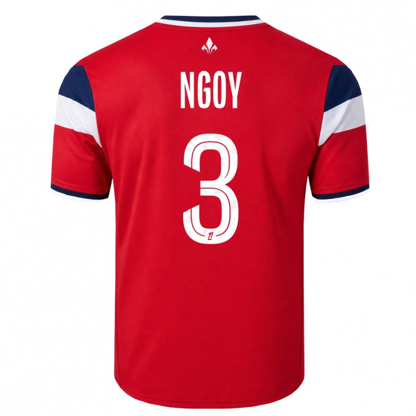Danxen Herren Nathan Ngoy #3 Rot Weiß Königsblau Heimtrikot Trikot 2026/27 T-Shirt Österreich