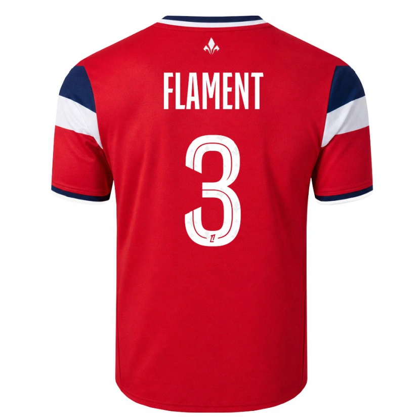 Danxen Herren Corentin Flament #3 Rot Weiß Königsblau Heimtrikot Trikot 2026/27 T-Shirt Österreich
