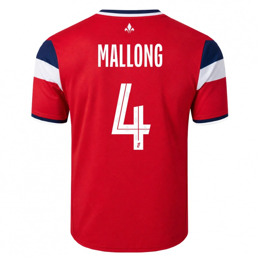 Danxen Herren Raphaël Mallong #4 Rot Weiß Königsblau Heimtrikot Trikot 2026/27 T-Shirt Österreich